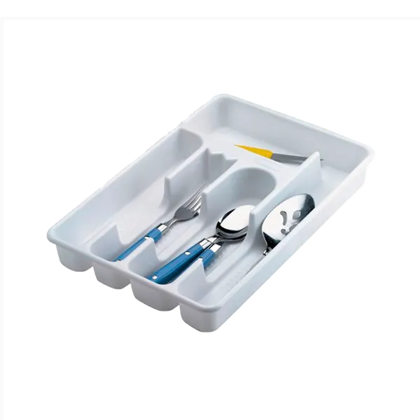 Organizador de cubiertos pequeño Rubbermaid Blanco
